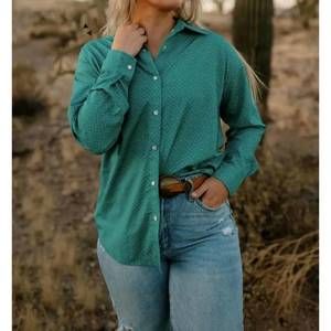 NEW 2FLYCO kingman shirt in turquoise